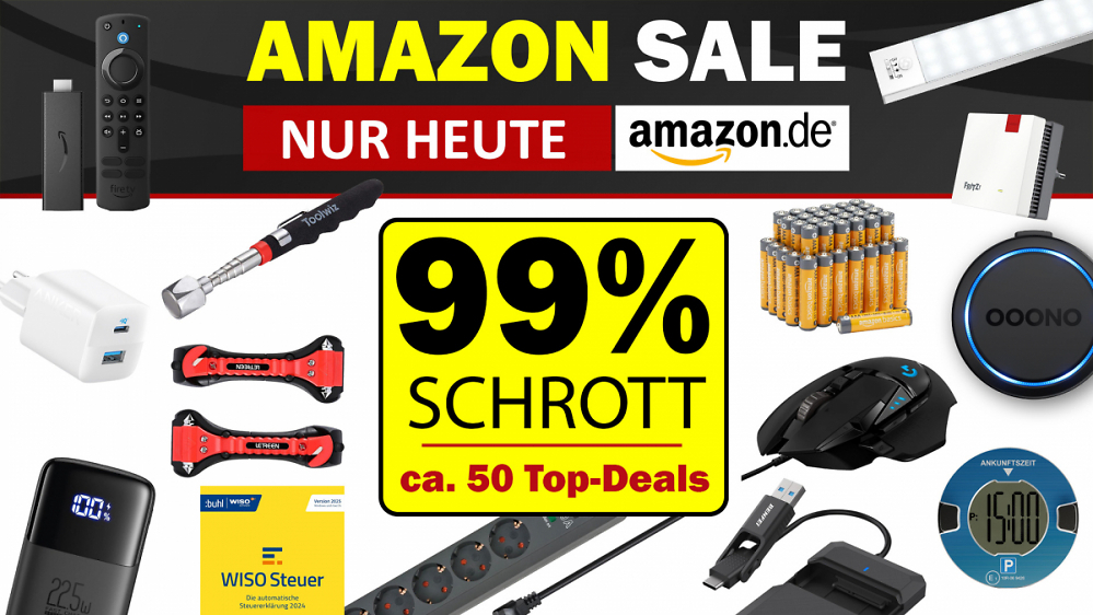 Amazon-Deals enden heute: 99% Schrott & rund 50 gute Angebote