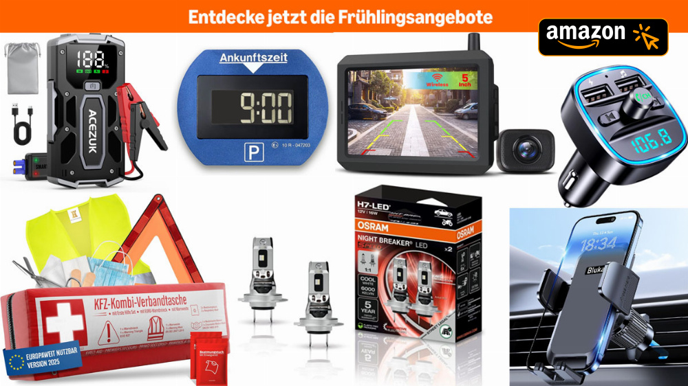 Nicht nur Osram Night Breaker: Die 40 besten Deals für Auto & Motorrad bei den Amazon Frühlingsangeboten