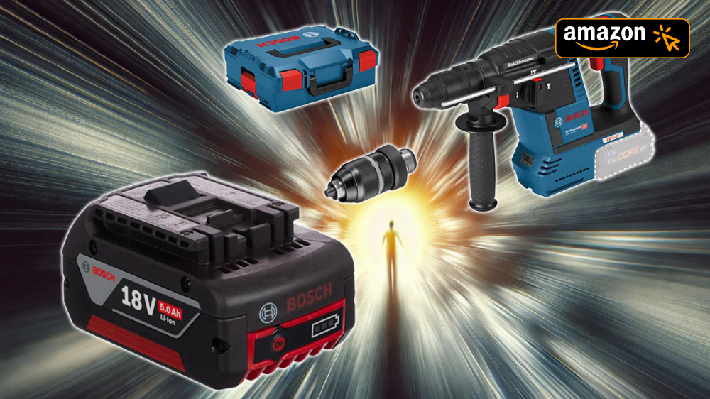 Trick nicht verraten: Bosch Pro Akku 5 Ah und Bohrhammer unter Bestpreis im Amazon-Deal