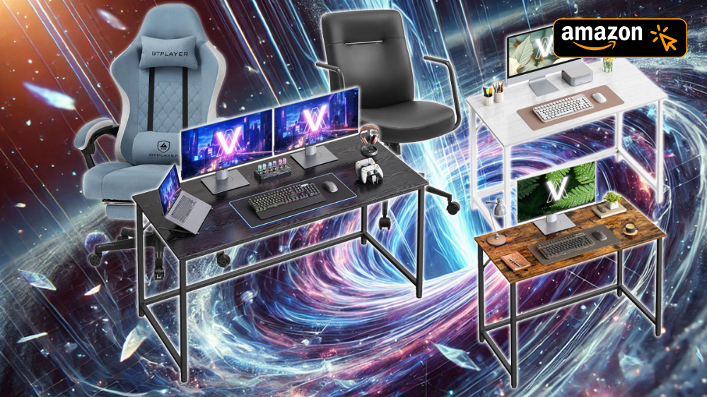 Befristet bei Amazon verhauen: Kleiner Computer Tisch ab 34 €, Bürostühle ab 40, Gaming- und höhenverstellbare Schreibtische (Deal)