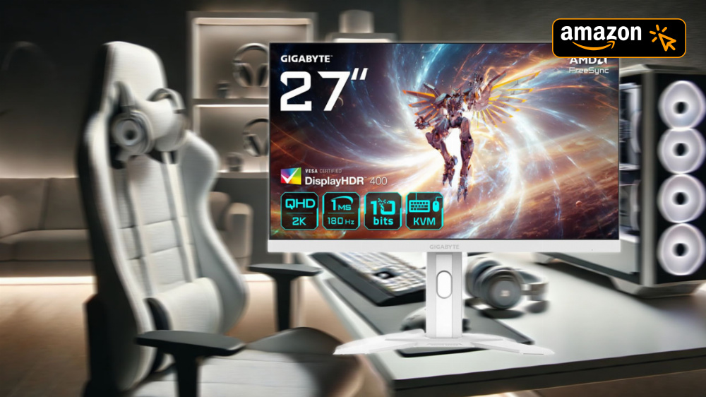 Top-Tiefstpreis-Deal nicht nur bei Amazon: Eleganter Gaming-Monitor mit QHD und 180 Hz
