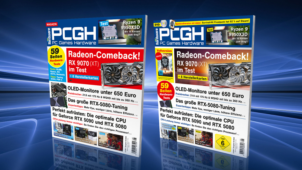 Comeback durch Radeon RX 9070 (XT) und mehr im Testmarathon der PCGH 05/2025