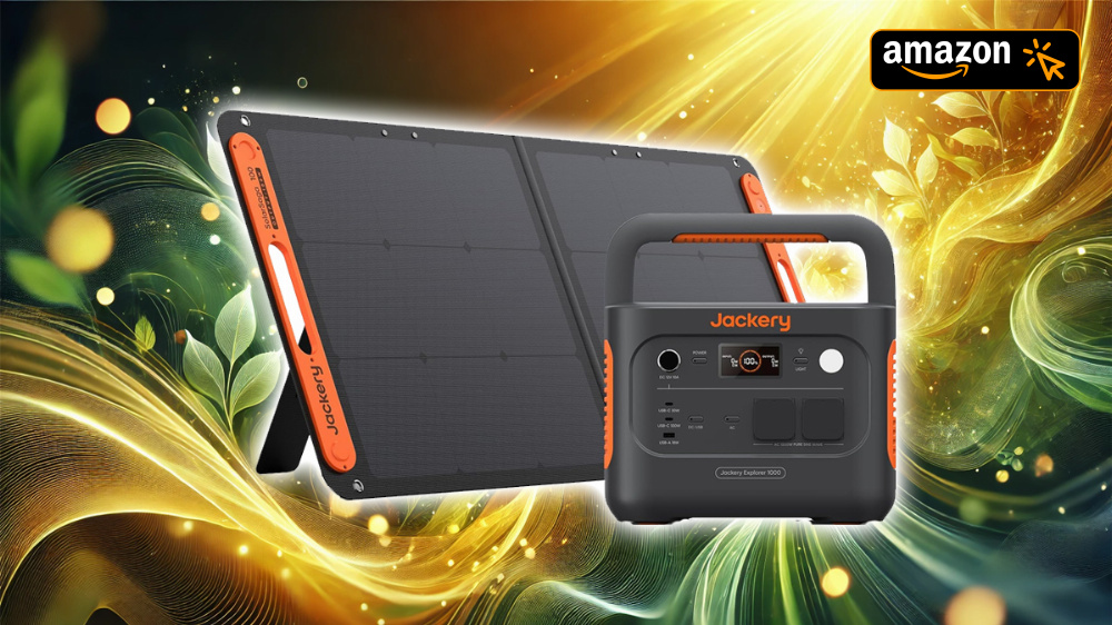 Vorzeitiger Aprilscherz? Jackery Solargenerator inklusive Solarpanel bei Amazon mit 500 Euro Rabatt im Angebot