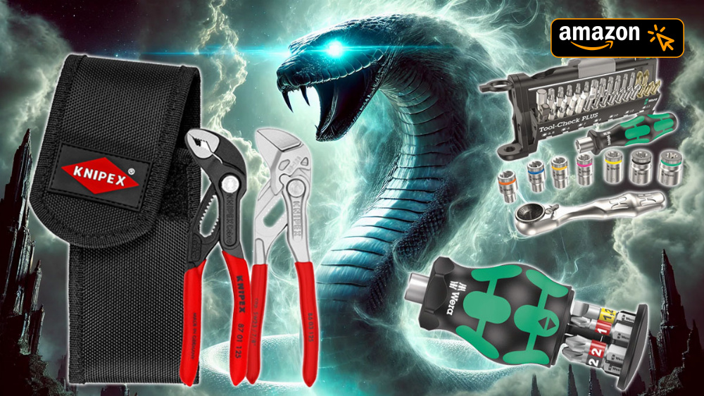 Amazon fegt für Bastler raus: Platz 1 Zangen Set von Knipex und Wera Stubby mit 6 Bits (Deal)