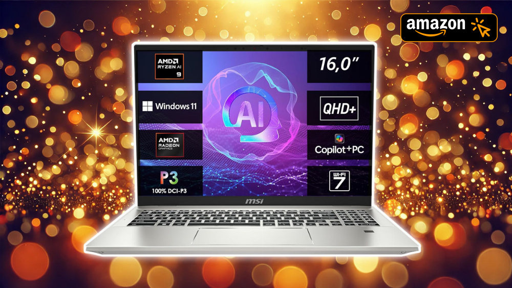 Deal: 400 Euro Preisrutsch in 6 Wochen - MSI-Laptop mit Ryzen AI 9 365 immer günstiger