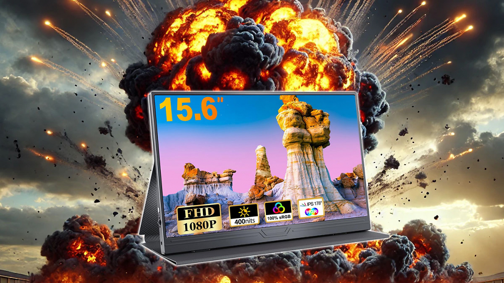 Gilt nur Stunden: Mobiler Monitor für Steam Deck, PS5 und Co. nur 70 Euro bei Amazon