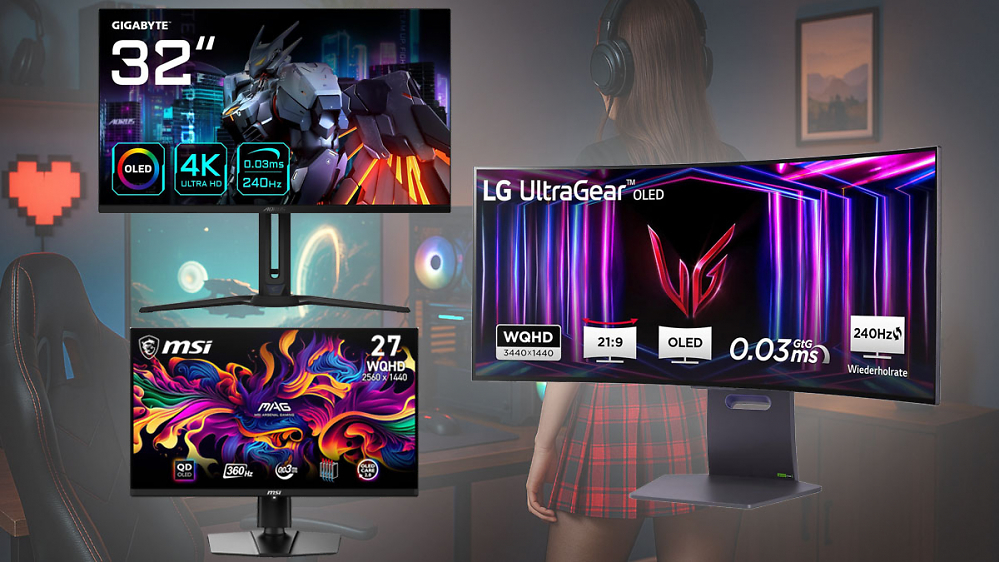 Deal I Brillantes Bild und ultraschnell: 10 OLED-Gaming-Monitore zu Bestpreisen bei den Amazon Frühlingsangeboten