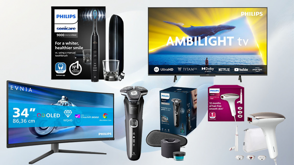 Amazon verschachert Philips: Bis -53% auf Ambilight-Fernseher, Monitore, Rasierer, elektrische Zahnbürsten, Philips Hue & Co. (Deal)