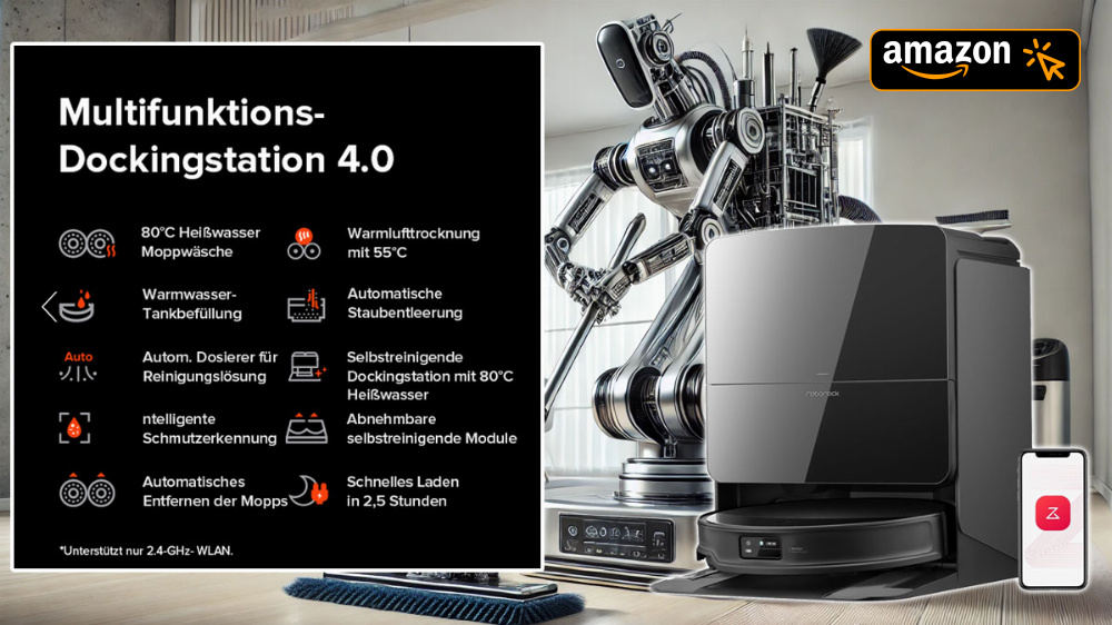 Basis Klopper, Sauger Flunder: Roborock Saros 10R startet als Platz 1 bei Amazon - Rabatt-Deal zum Launch