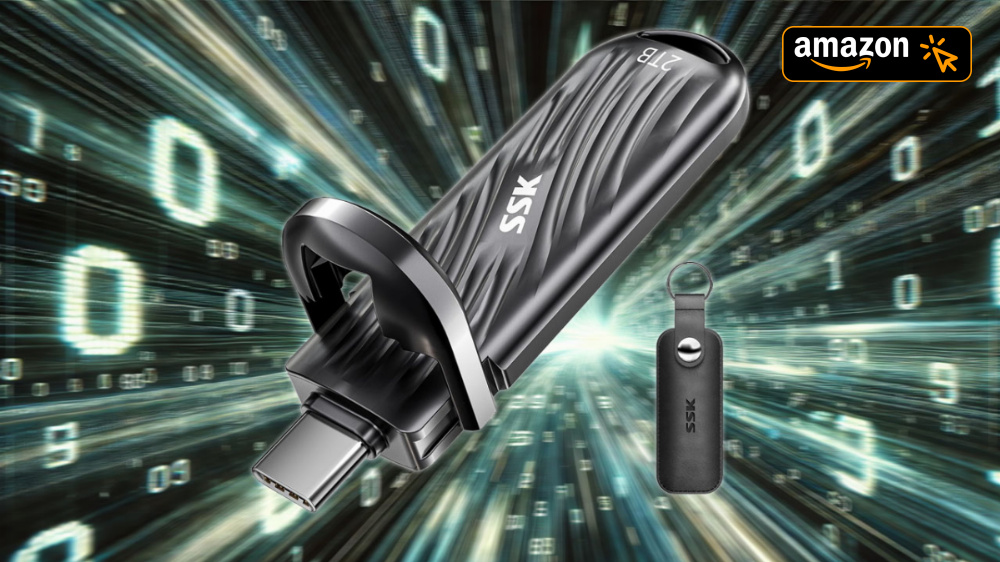 Tiefstpreis-Deal bei Amazon: Superschneller "SSD-USB-Stick" mit 2 TB
