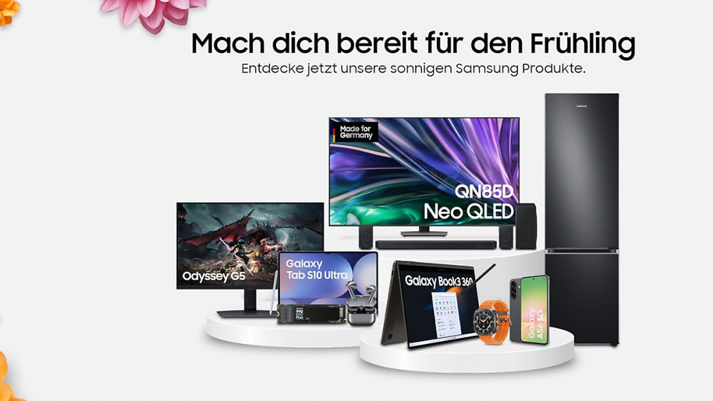 Deal I Amazon schmeißt Samsung raus: Bis 55% Rabatt auf Smartphones, Tablets, Fernseher, SSDs & Co. bei Frühlingsangeboten