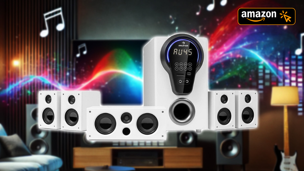 Deal: 500 Euro günstiger als Teufel! 5.1 Auna-Heimkinosystem für nur 125 Euro im Angebot