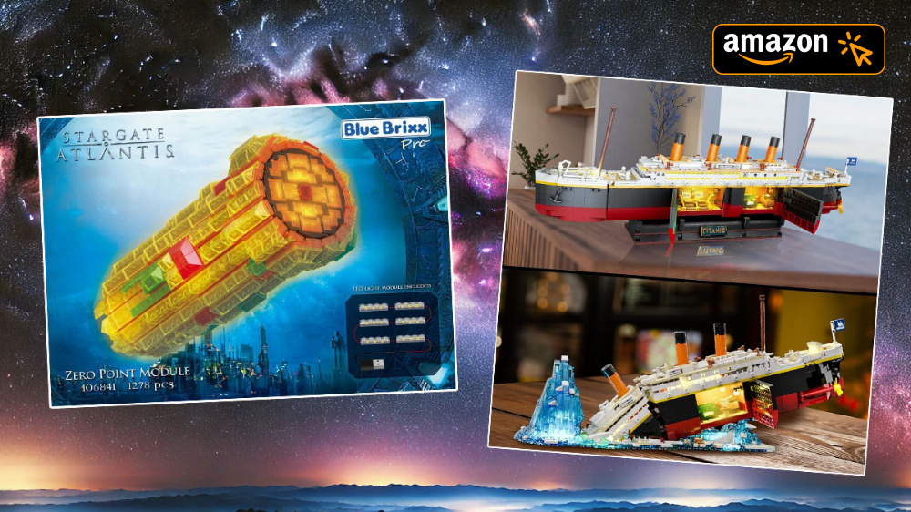 Noppenstein-Deal: Stargate-Set mit LEDs wieder lieferbar, sinkende Titanic 2,7 Cent pro Teil