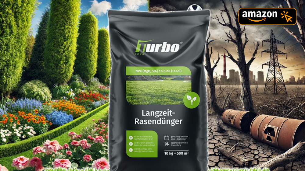 Nachbar grünt vor Neid: Für 2,61 € das Kilo kaufen nun alle diesen Langzeit-Rasendünger bei Amazon