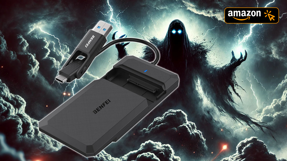 Externe Festplatte fast gratis: Amazon verheizt SSD Gehäuse mit USB-C und -A (Deal)