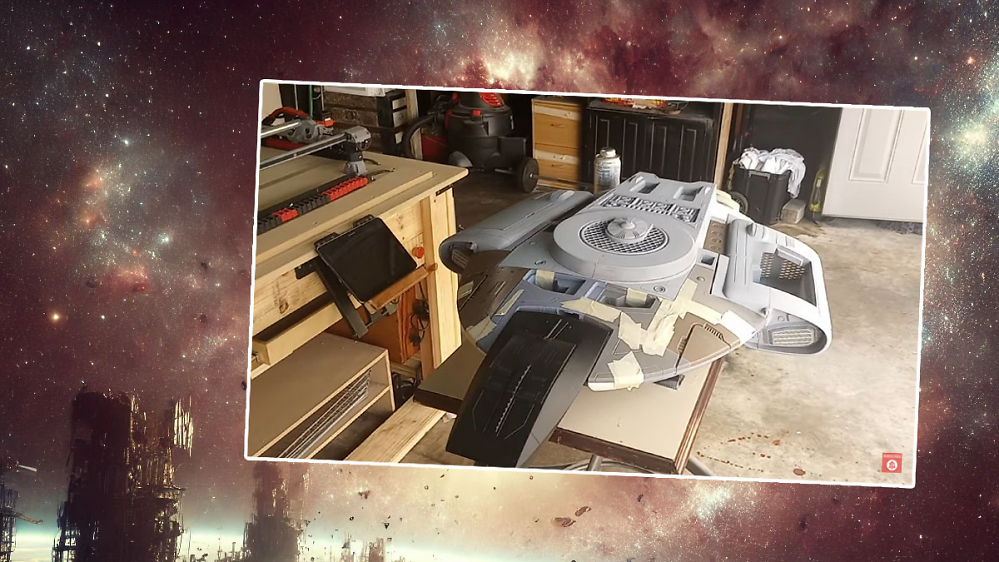 Tapferes kleines Schiff: Star-Trek-Fan baut PC-Gehäuse in Form der U.S.S. Defiant