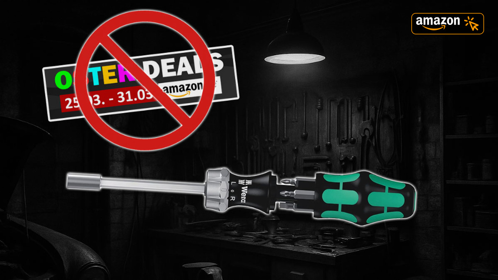 Schrauber-Deal: Wera Kraftform mit Bits und Ratsche billig wie lange nicht bei Amazon