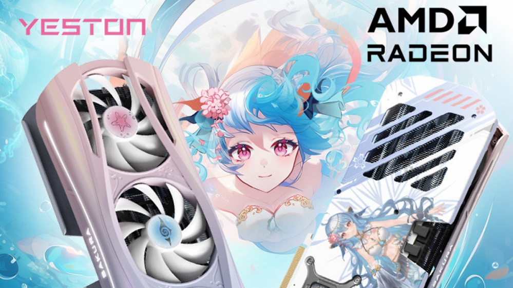 Radeon RX 9070 (XT): Kuriose Custom-Designs mit Pastellfarben und Waifu-Aufdruck