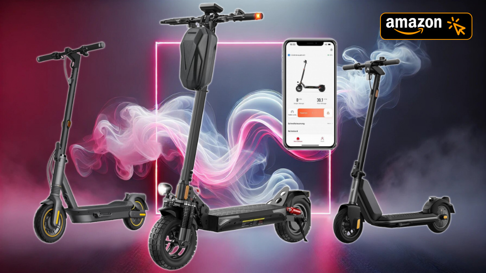 Amazon räumt die Lager: Bis zu 44 % Rabatt auf E-Scooter - Xiaomi, Segway, NIU & mehr