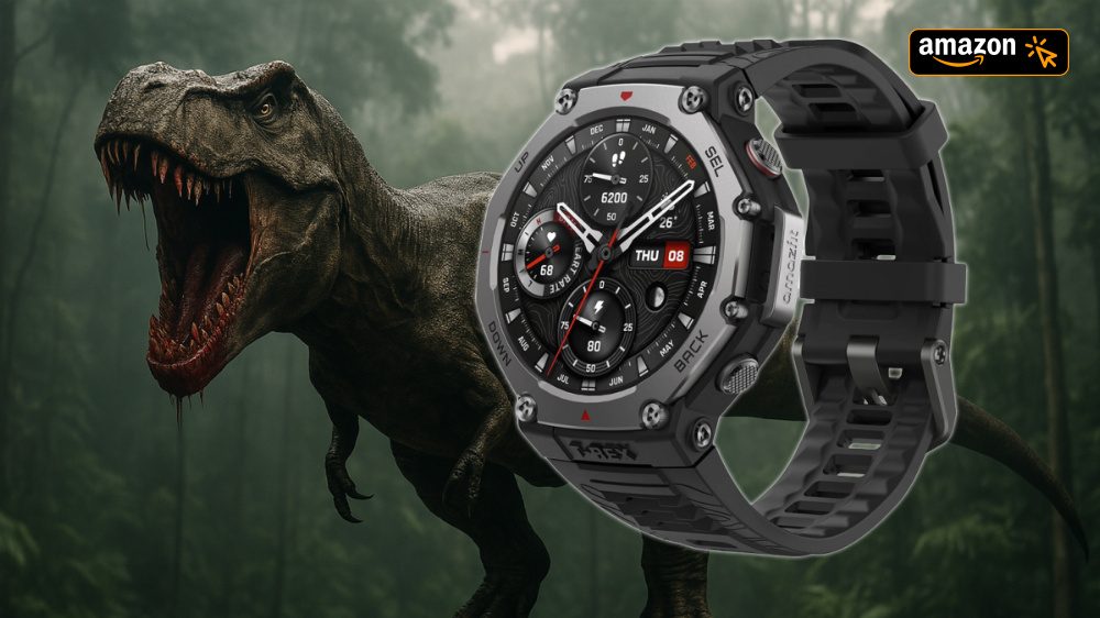 Dino-Display und GPS mit Biss - die neue Amazfit T-Rex 3 jetzt 50 € günstiger im Jagdmodus