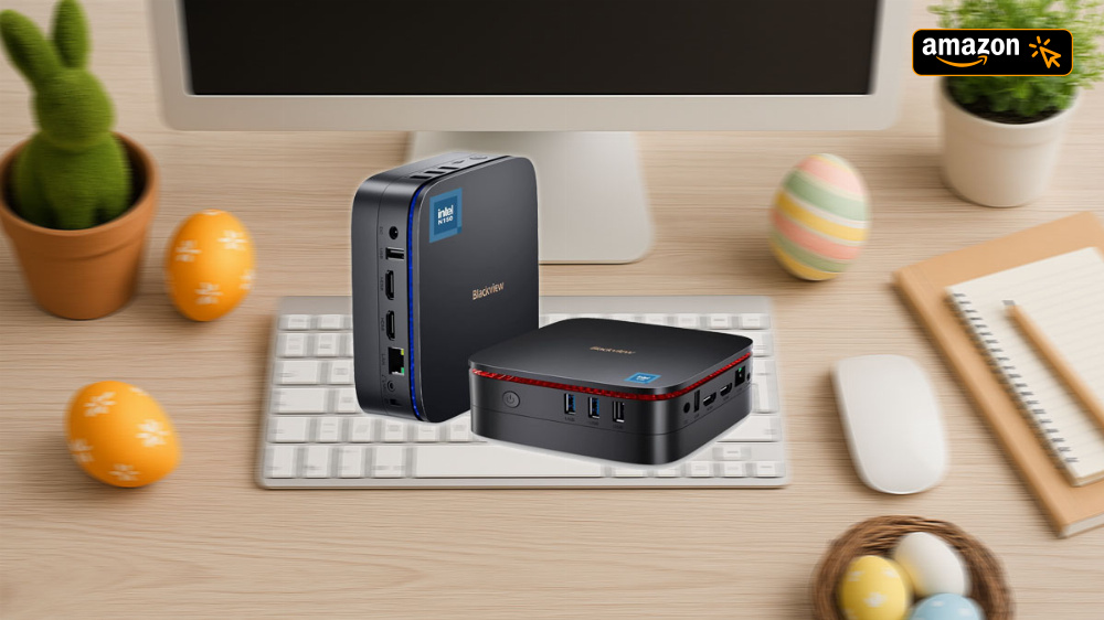Für kurze Zeit mit Extra-Rabatt: Ultra-kompakter Mini-PC mit Windows 11 im Oster-Sale