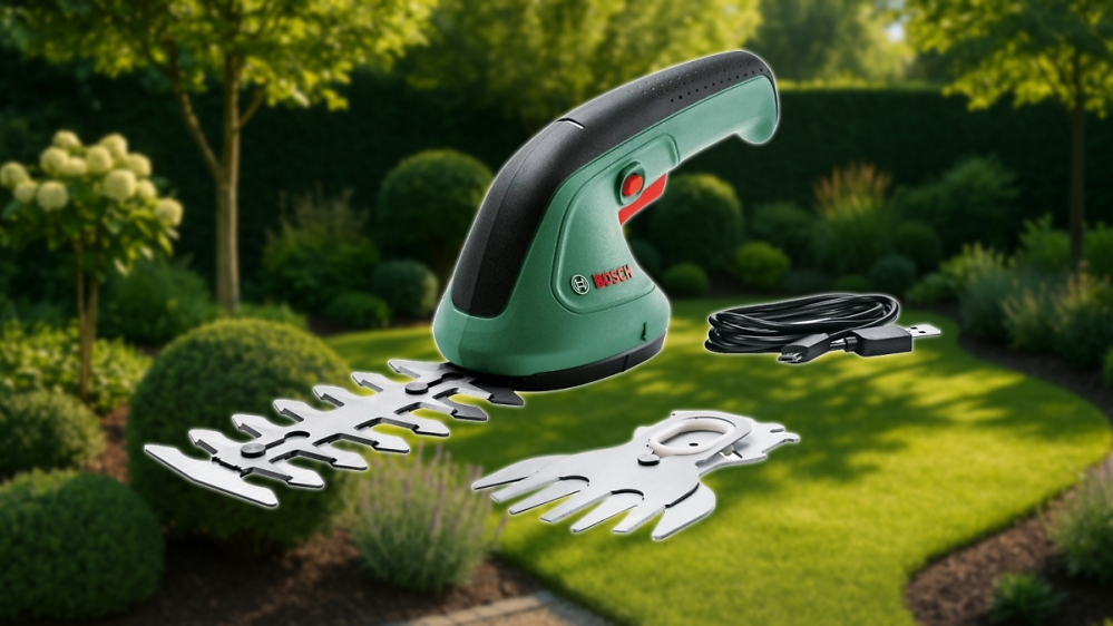 Profi-Gärtner aufgepasst: 36 % Rabatt auf Bosch EasyShear - diese Schere geht durch die Hecke!