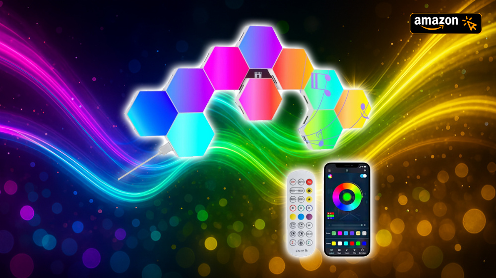 Nicht verpassen: Nanoleaf-Alternative bei Amazon im Set für nur 2,80 Euro pro Stück