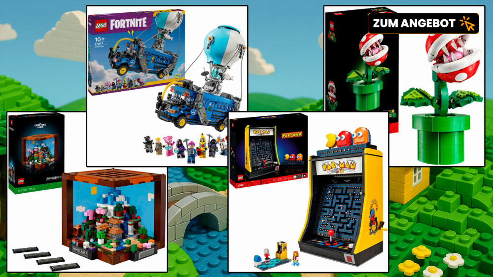 Deal: Alternate verkloppt Lego für Gamer zum Bestpreis - Fortnite, Minecraft, Super Mario etc.