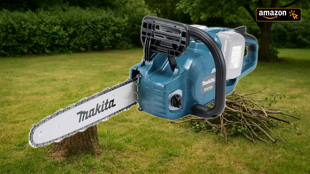 Stihl zu teuer? Amazon haut Makita Akku-Kettensäge mit 29 % Rabatt raus - schon 400x bestellt!