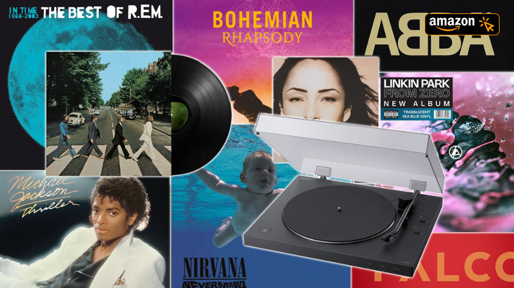 Vinyl-Deal: Amazon fegt Plattenspieler, Linkin Park, Queen, Abba, Jackson, R.E.M uvm. raus
