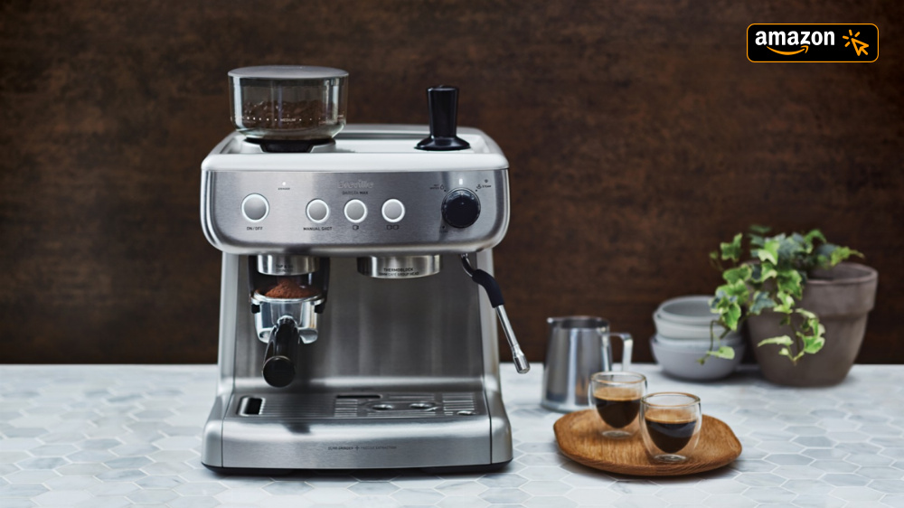 Amazon drückt Preis: 45 % Rabatt auf Breville Barista Max mit Kaffeemühle und Milchaufschäumer