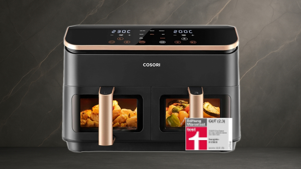 Bestseller Nr.1 vor Ninja: 32 % Rabatt auf Cosori Dual Zone Heißluftfritteuse - über 1.000x bestellt!