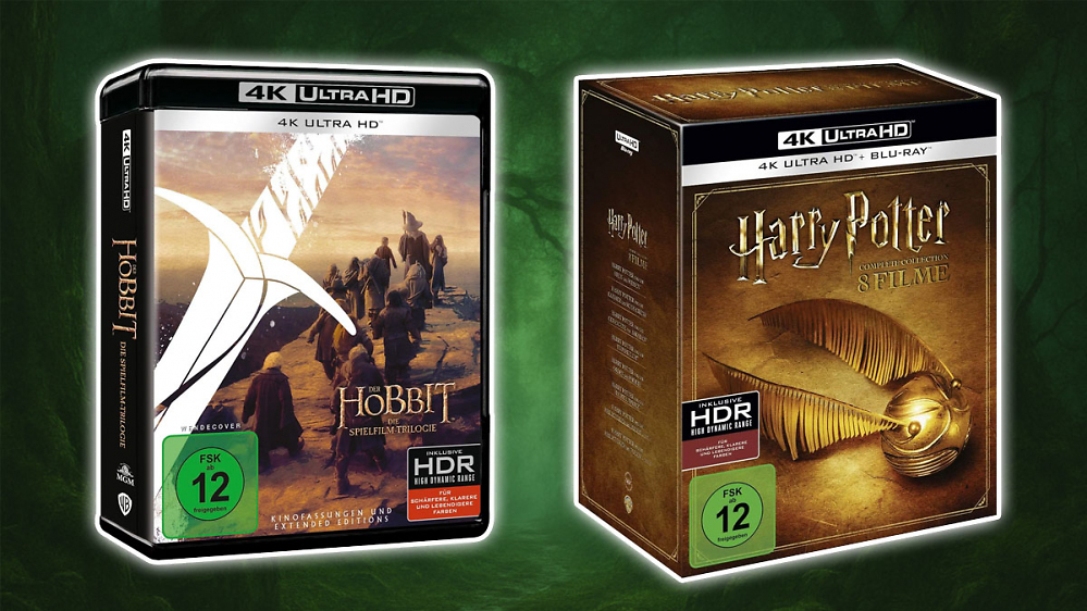 Bestes 4K-Bild günstiger: Amazon verschleudert Box-Sets Der Hobbit, Harry Potter etc.