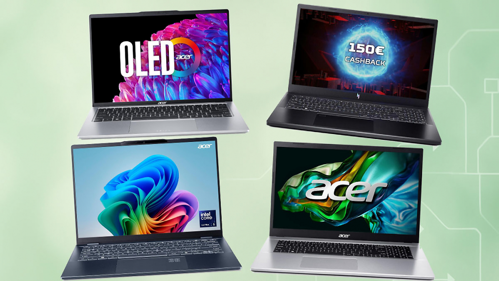 Amazon ledert Laptops von Acer günstiger raus: Windows-11-Notebooks für Office & Gaming