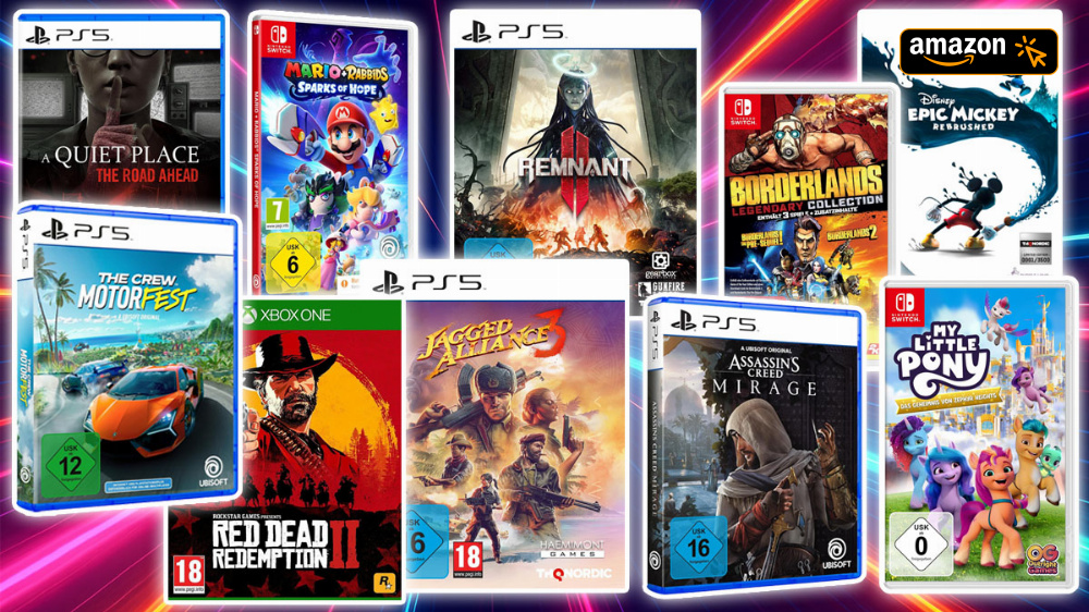 Amazon kontert Media Markt: 3 Spiele für 49 Euro abstauben - PS5, Switch, PC, Xbox & PS4