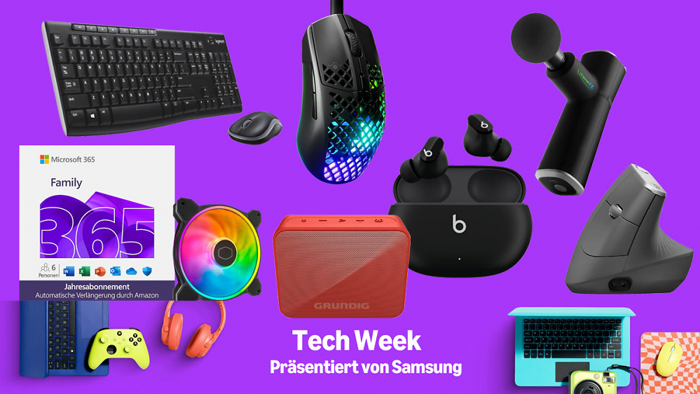 Prime Day? Nein, Amazon Tech Week! Das sind die 50 Top-Deals mit mind. 50% Rabatt
