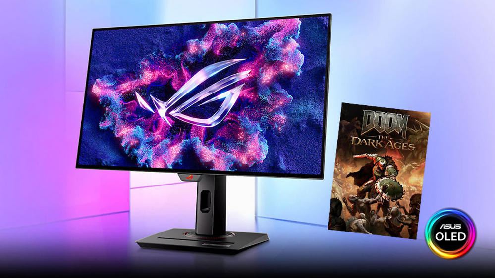 Testsieger nun 350€ unter UVP: OLED-Gaming-Monitor von Asus - gratis dazu gibt's das neue Doom