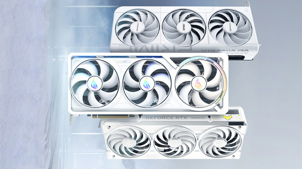 Computex 2025: Asus kündigt weiße RTX-50-Grafikkarten an