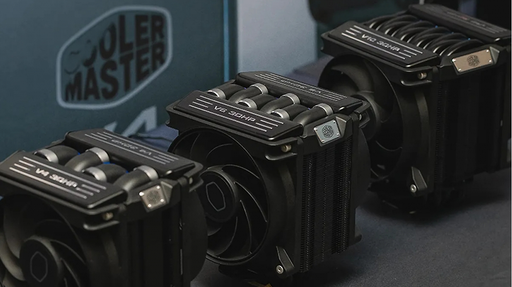 Cooler Master: Drei neue CPU-Kühler mit 3D-Heatpipes - zweimal V4, einmal V8