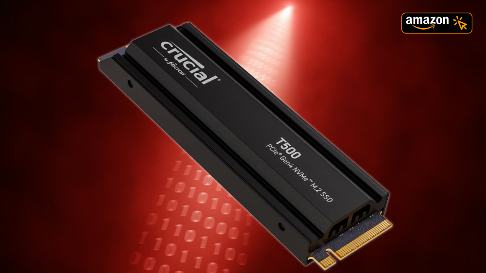 Nur solange der Vorrat reicht | Crucial T500 SSD mit Heatsink war 2025 noch nie günstiger