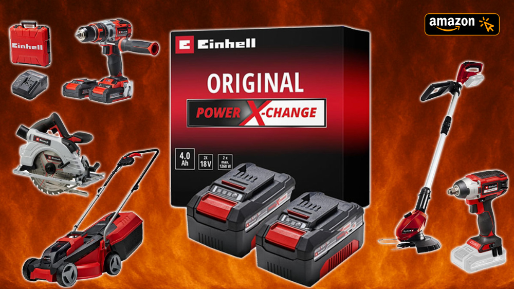 Doch: Amazon verfeuert Einhell 18V-Akku 4 Ah für je 25,50 € im 2er-Set; billig wie Monate nicht