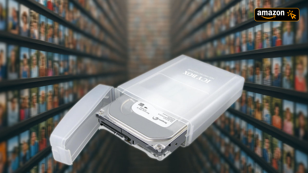 Amazon-Sale für HDD und SSD: Clevere Box, damit der Speicher nicht verstaubt 