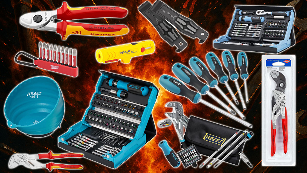 Amazon lädt ab: Wera Bicycle für 9 €, Hazet Schraubendreher für 12, Bits, Knipex Zangen uvm.