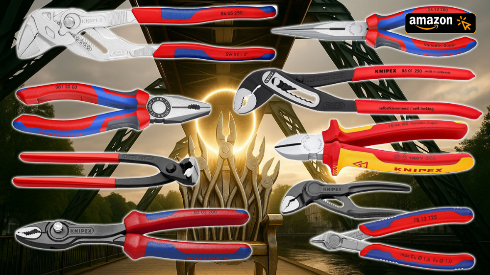 Deal | Wuppertal statt China: Knipex dominiert Amazons Zangen-Charts fast nach Belieben
