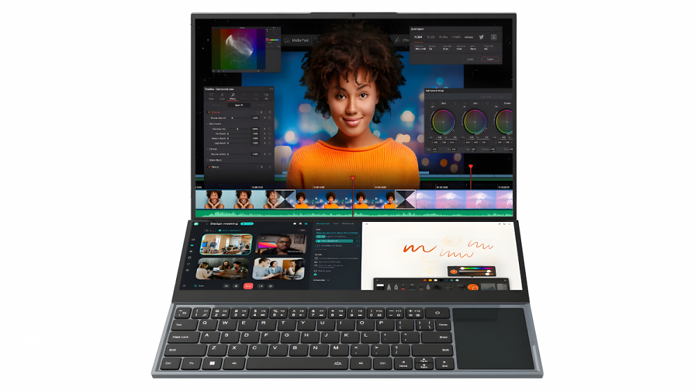 NBook Fly: Workstation-CPU und zwei Displays für 650 Euro