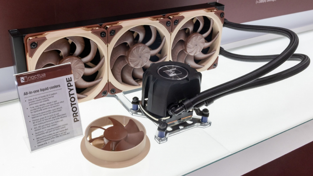 Wasserkühlung: Noctua mit erster AiO und einer Geheimwaffe