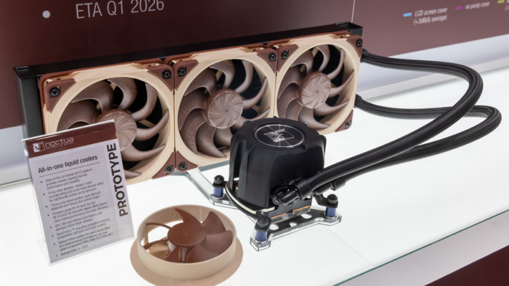 Noctua verschiebt eigene AIO-Wasserkühlung