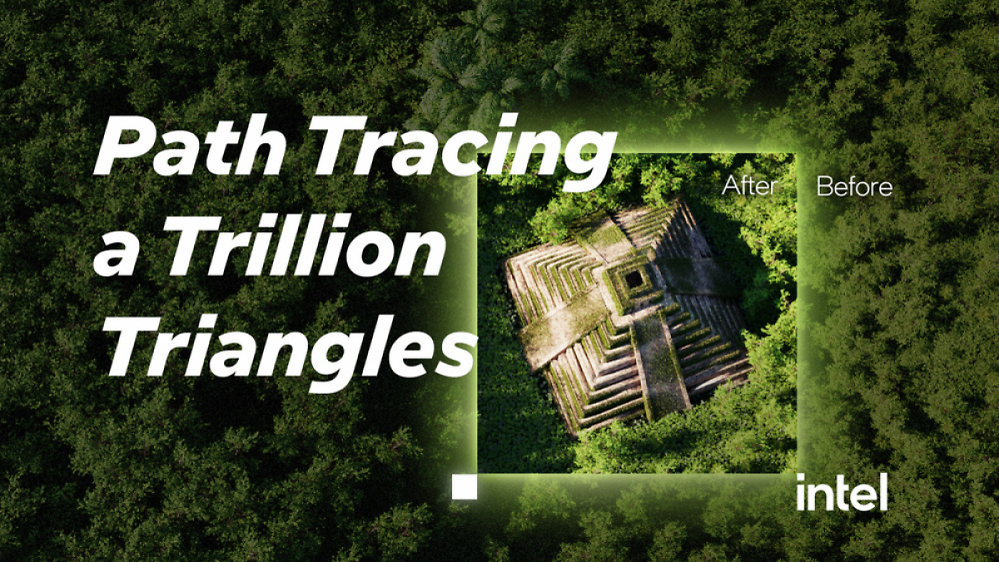 Pathtracing mit einer Billion Dreiecke: Intel zeigt Dschungel-Techdemo auf Arc B580