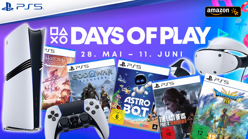 Kein Scherz! Bis zu 67 % Rabatt auf PS5 Pro, Games & Controller bei PlayStation Days of Play