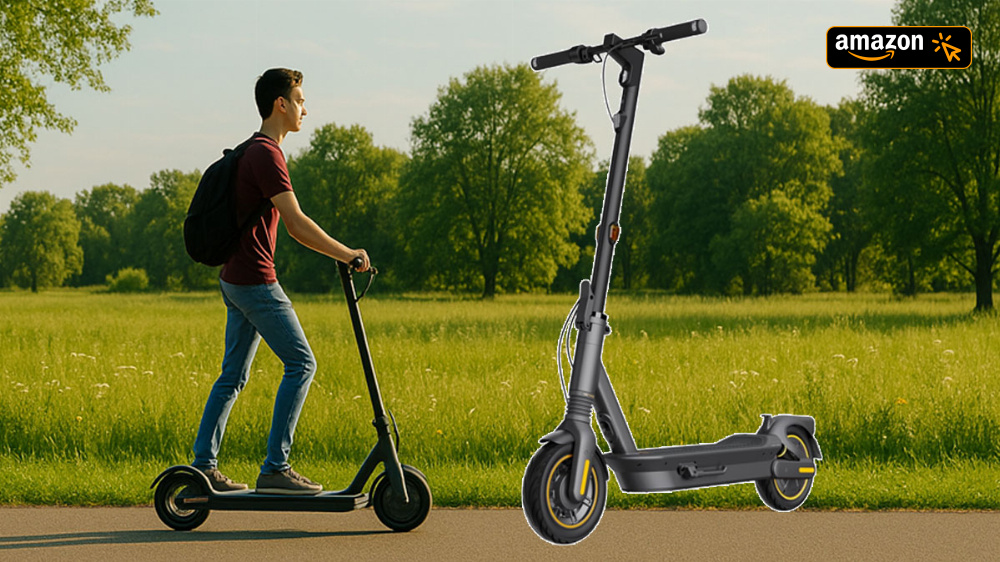 Der laut Vergleichstest "beste E-Scooter" jetzt zum Bestpreis bei Amazon - 235 Euro Rabatt